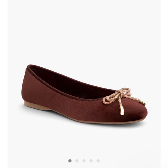 Birdies Shoes - Birdies Brandy Velvet Jeweled Bow